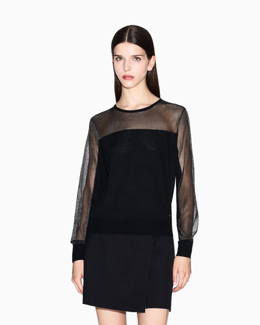 ARMANI EXCHANGE Black Pullover