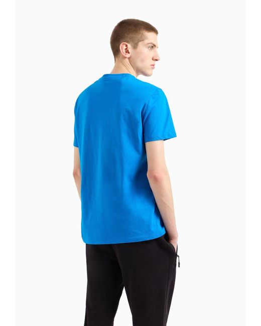 T-shirt Coupe Classique En Jersey Armani Exchange pour homme en coloris Blue