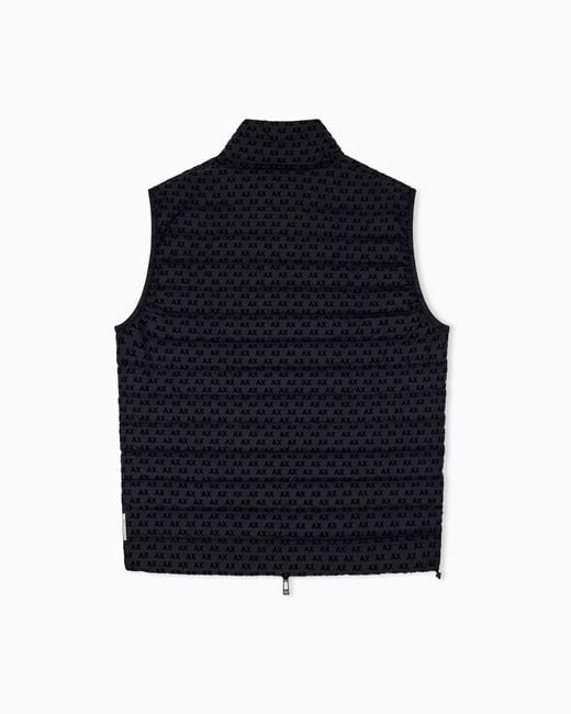 ARMANI EXCHANGE Blue Down Jacket for men