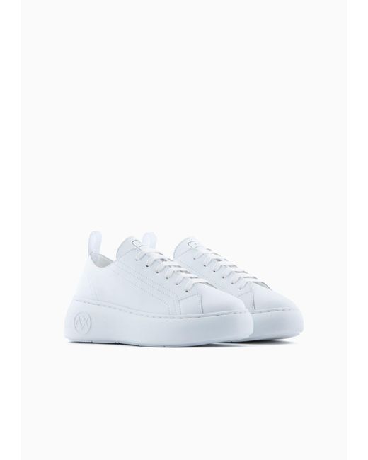 Armani Exchange White Sneakers