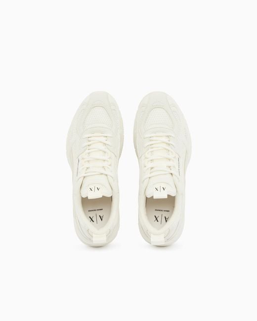 ARMANI EXCHANGE White Sneakers for men
