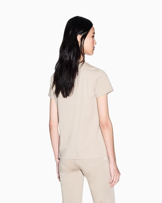ARMANI EXCHANGE Natural Regular Fit T-Shirt