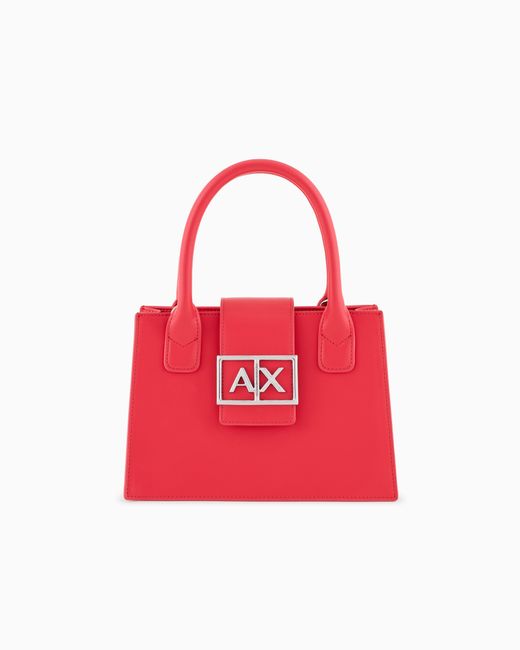 Petit Sac À Main Trapèze Asv ARMANI EXCHANGE en coloris Red