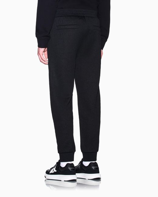 ARMANI EXCHANGE Blue Regular Fit Trousers for men
