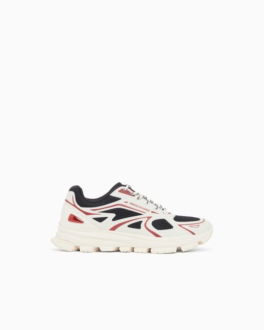 Sneaker Stringate di ARMANI EXCHANGE in White da Uomo