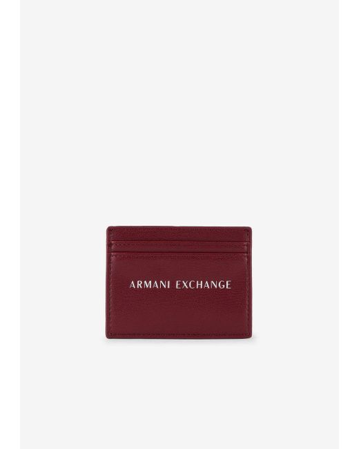 Leather card holder  ARMANI EXCHANGE Man