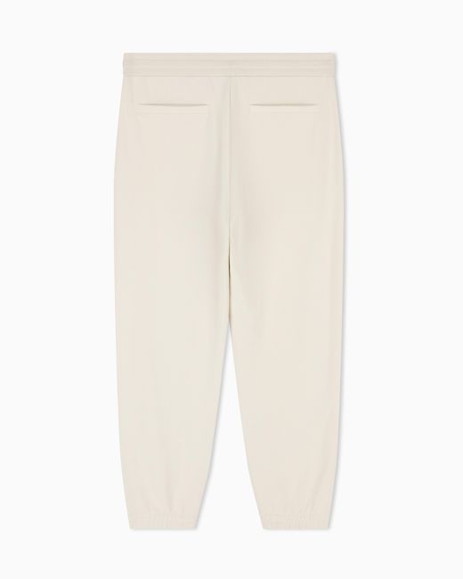 ARMANI EXCHANGE White Regular Fit Trousers for men