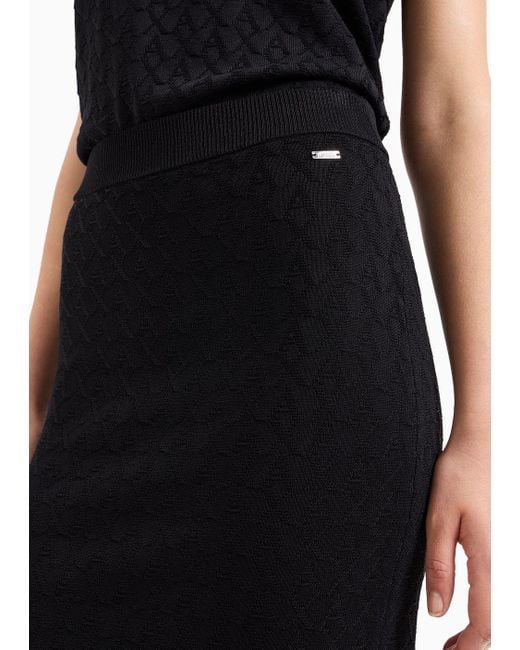 Armani Exchange Black Midi Skirts