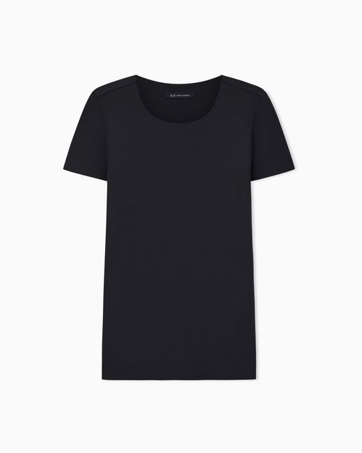ARMANI EXCHANGE Black Technical Slim Fit Top