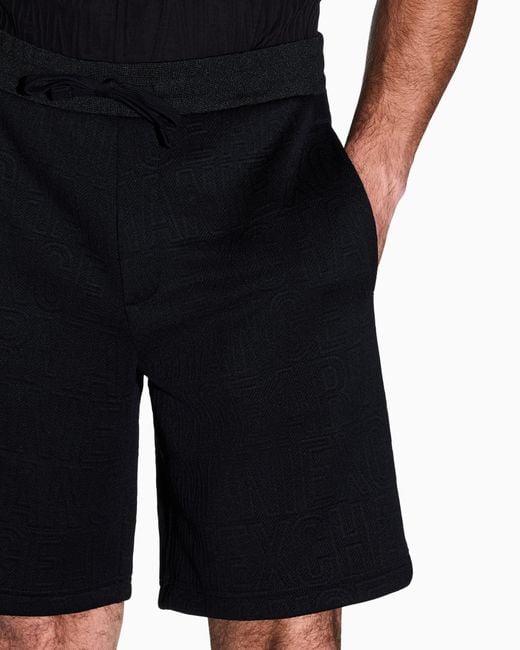 ARMANI EXCHANGE Blue Regular Fit Shorts for men