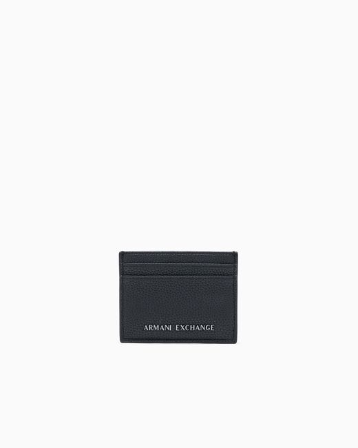 ARMANI EXCHANGE White Credit Card Holder for men