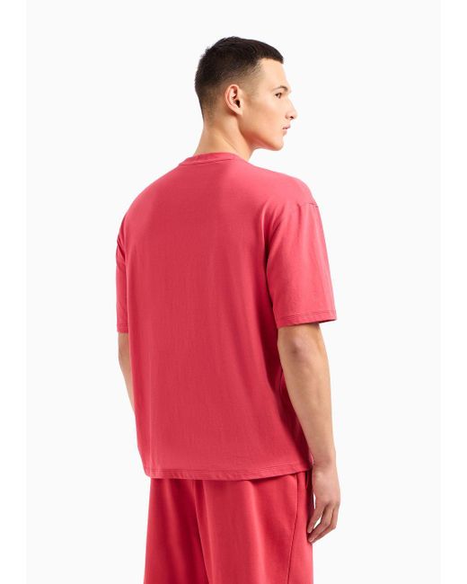 Camisetas De Corte Desenfadado Armani Exchange de hombre de color Red