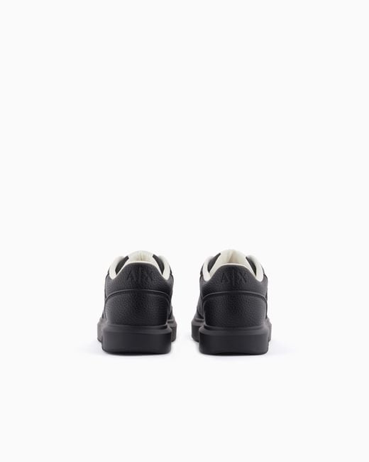 ARMANI EXCHANGE Blue Technical Fabric Sneakers for men