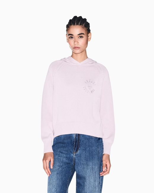 ARMANI EXCHANGE Pink Regular Fit Pullover