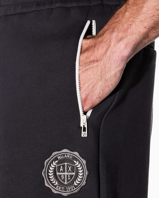 ARMANI EXCHANGE Blue Relaxed Trouser for men
