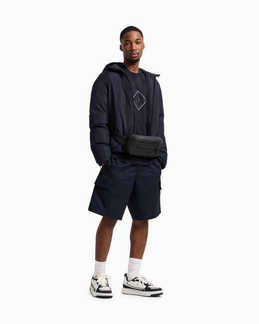 Marsupio Rettangolare Con Gancio di ARMANI EXCHANGE in Black da Uomo