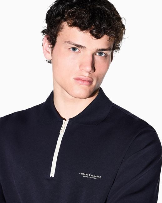 ARMANI EXCHANGE Blue Sweatshirt for men