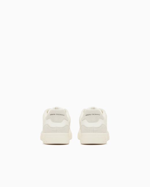 ARMANI EXCHANGE White Sneakers for men