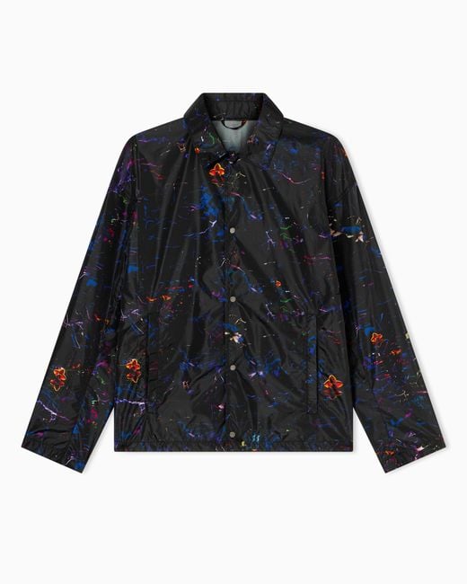 ARMANI EXCHANGE Blue Lightweight Blouson for men