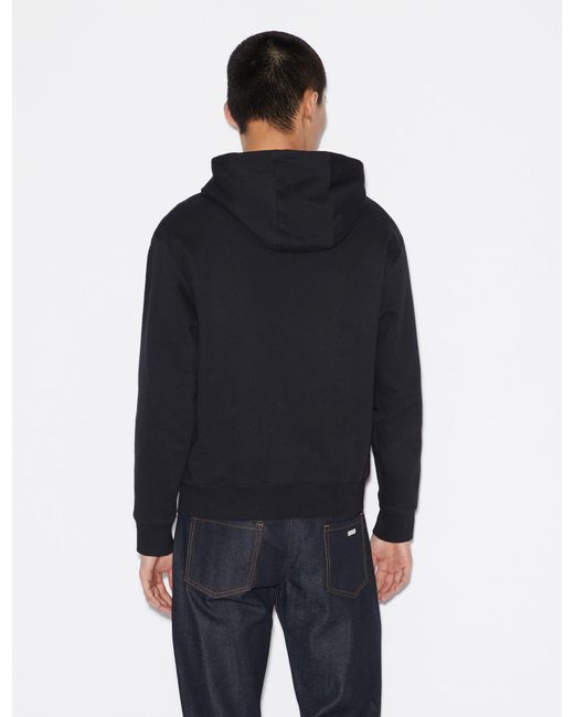 armani exchange reflective hoodie