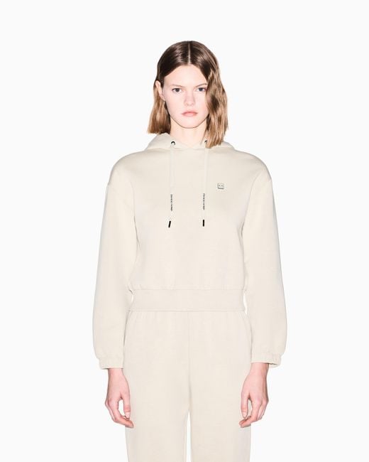 ARMANI EXCHANGE Natural Bonded Stretch Hoodie