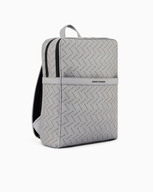 ARMANI EXCHANGE Gray Backpack for men