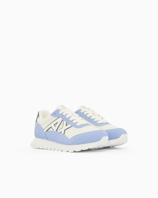 ARMANI EXCHANGE Blue Sneakers