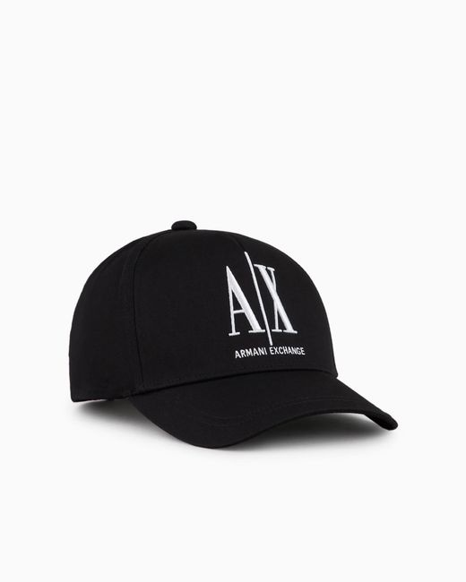 ARMANI EXCHANGE Icon Project Visor Hat in Black Lyst UK