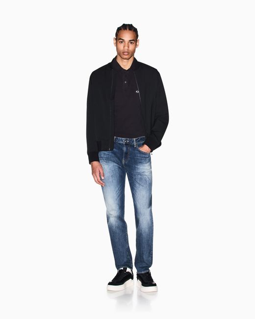 ARMANI EXCHANGE Blue Slim Fit Stretch Denim Jeans for men