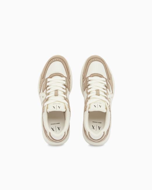 ARMANI EXCHANGE White Sneakers