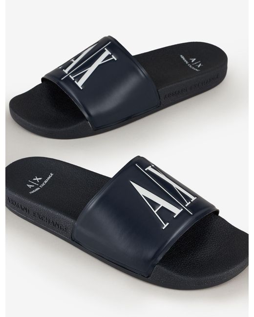 armani exchange slides mens