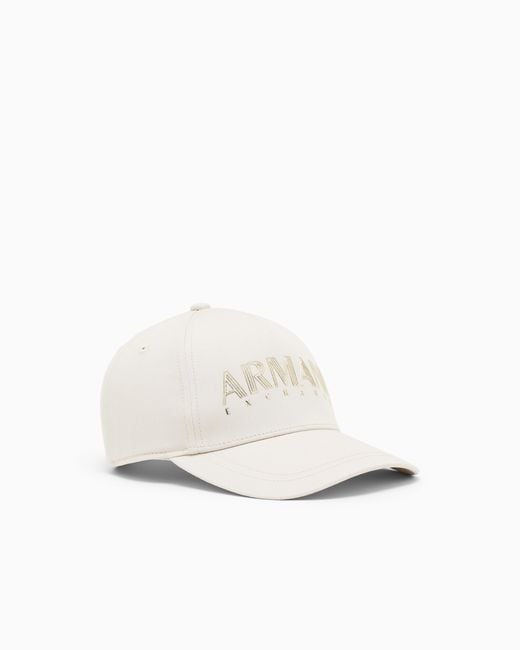 ARMANI EXCHANGE White Baseball Hat