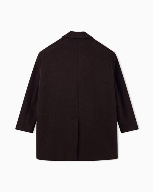 ARMANI EXCHANGE Blue Caban Coat