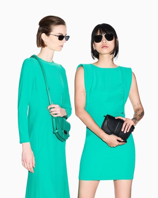 ARMANI EXCHANGE Green Slim Fit Dress