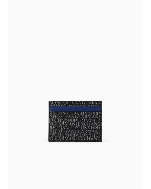 Armani Exchange White Armani Exchange - Leather Card Holder for men