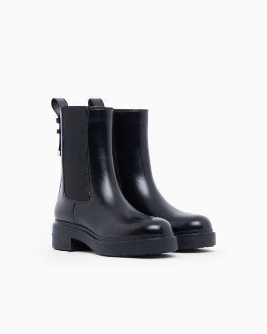ARMANI EXCHANGE Blue Chelsea Boots