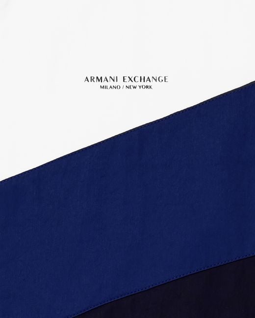 ARMANI EXCHANGE Blue Blouson Jacket for men