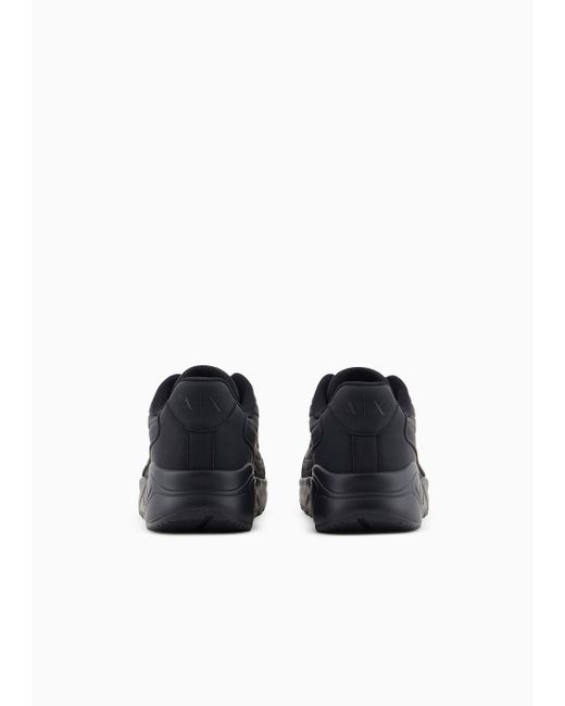 Armani Exchange Black Sneakers for men