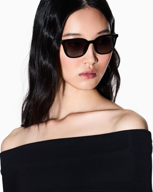 ARMANI EXCHANGE Metallic Square Sunglasses