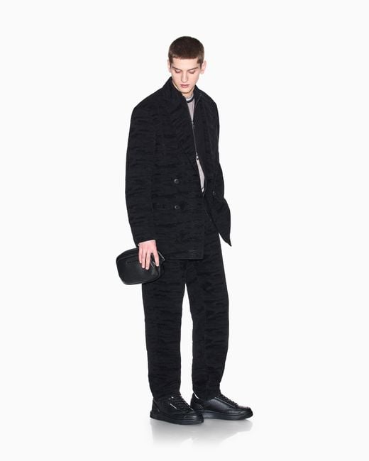 ARMANI EXCHANGE Black Loose Fit Jeans for men