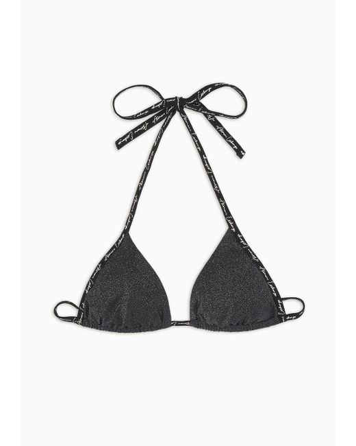 Armani Exchange Black Swimsuit With Laces