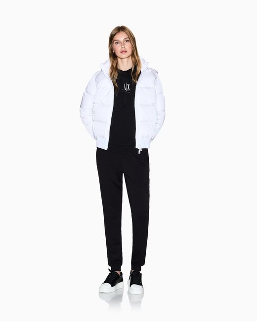 ARMANI EXCHANGE White Down Jacket