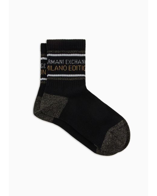 Armani Exchange Black Socks
