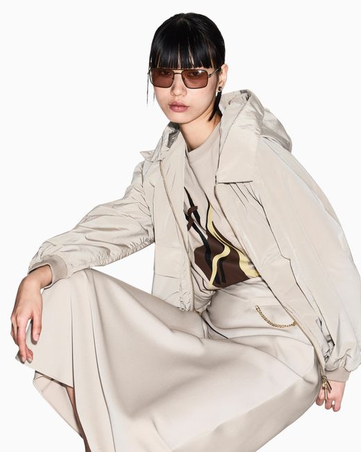 ARMANI EXCHANGE Natural Lightweight Windbreaker
