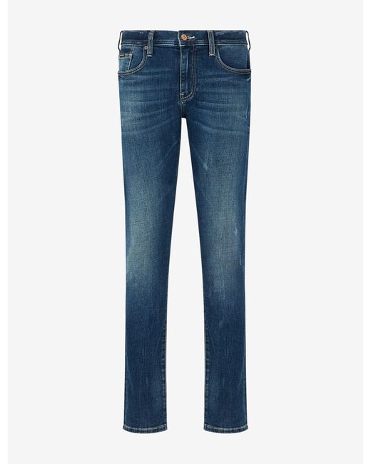 armani exchange blue jeans
