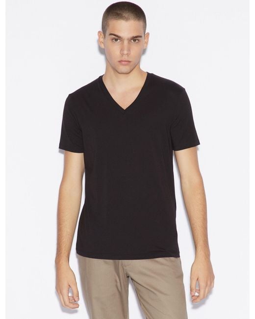 armani exchange pima v neck
