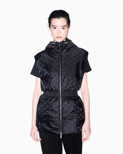 ARMANI EXCHANGE Blue Sleeveless Jacket