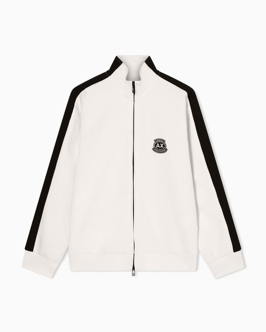 ARMANI EXCHANGE Natural Stretch Bonded Cotton Sweatshirt for men
