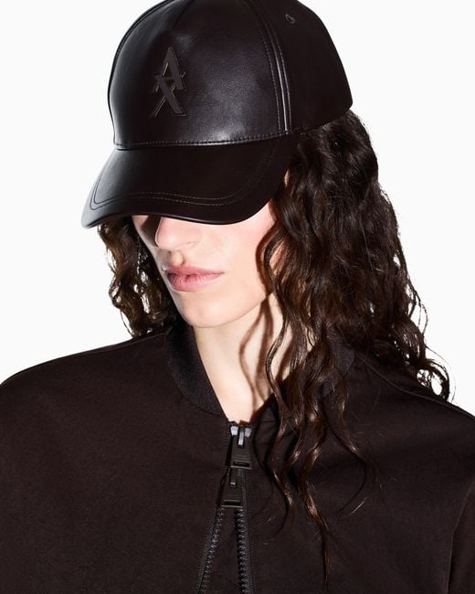 ARMANI EXCHANGE Blue Baseball Hat With Regular Fit