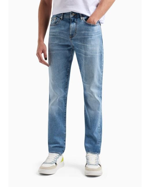 Jeans Skinny di Armani Exchange in Blue da Uomo
